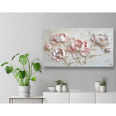 Pembenin Sadeliği Kanvas Tablo