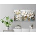 Duvarda Açan Çiçekler Yatay Kanvas Tablo