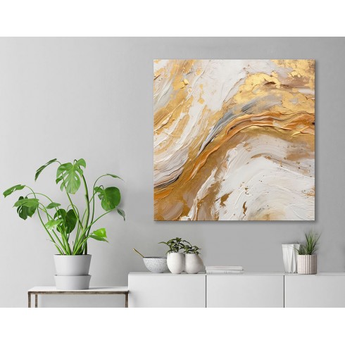 Oluşum Kare Kanvas Tablo