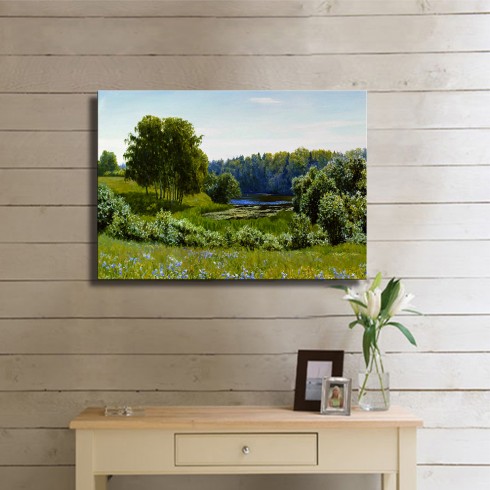 Yeşillikler Denizi Kanvas Tablo