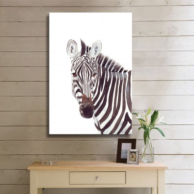 Zebranın Bakışı Kanvas Tablo 