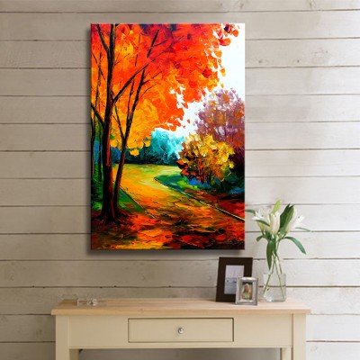 Yaprak Dökümü Kanvas Tablo