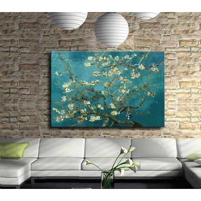 Badem Ağacı Çiçekleri Kanvas Tablo