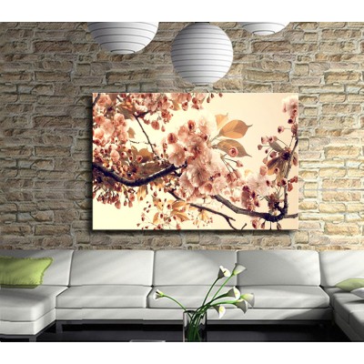 Elma Ağacının Bahar Güzelliği Kanvas Tablo