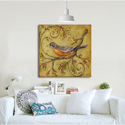 Aşk Kuşu Kanvas Tablo