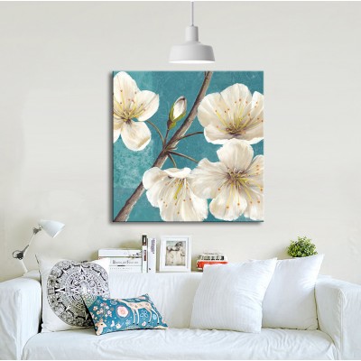 Mavi Baharlar Gelsin Kanvas Tablo