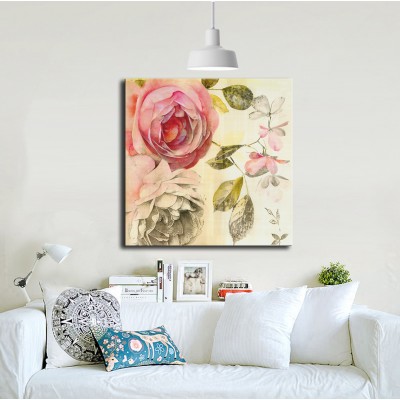 Gül Döktüm Yollarına Kanvas Tablo