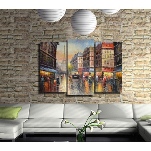 Paris 3 Parçalı Kanvas Tablo Paris 3 Parçalı Kanvas Tablo