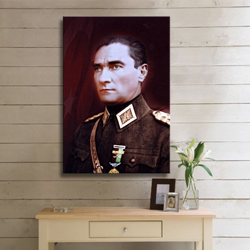 Atatürk Portre Kanvas Tablo