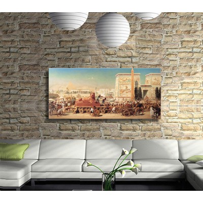 Poynter Edward Israel in Egypt Kanvas Tablo