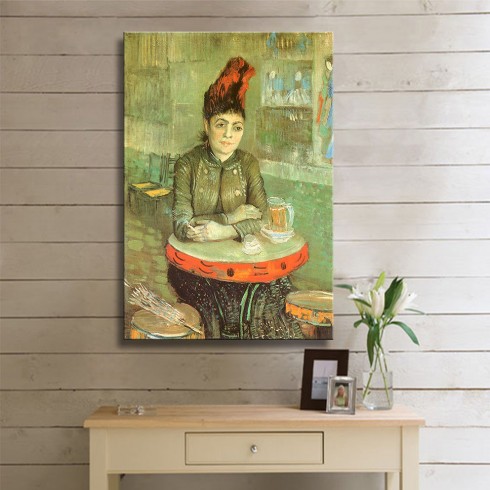 Vincent Van Gogh La Femme Au Tambourin Kanvas Tablo Vincent Van Gogh La Femme Au Tambourin Kanvas Tablo