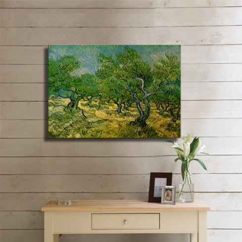 Vincent Van Gogh Olive Grove Zeytin Ağaçları Kanvas Tablo