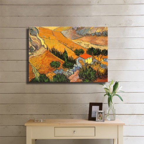 Vincent Van Gogh Paesaggio Estivo Kanvas Tablo