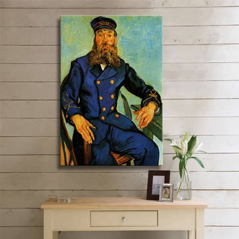 Vincent Van Gogh Postman Joseph Roulin Kanvas Tablo