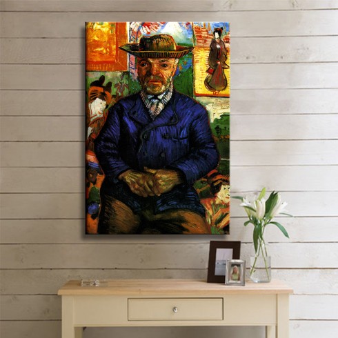 Vincent Van Gogh Père Tanguy Portresi Kanvas Tablo