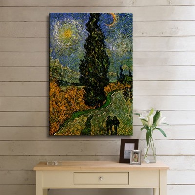 Vincent Van Gogh Selvi Kanvas Tablo