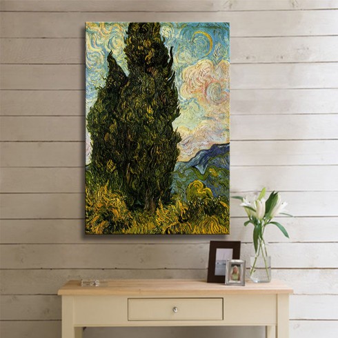 Vincent Van Gogh Selviler Kanvas Tablo