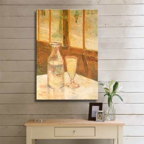 Vincent Van Gogh Still Life With Absinthe Kanvas Tablo