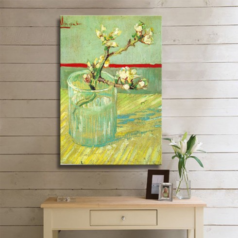 Vincent Van Gogh Still Life With Almond Blossoms Kanvas Tablo