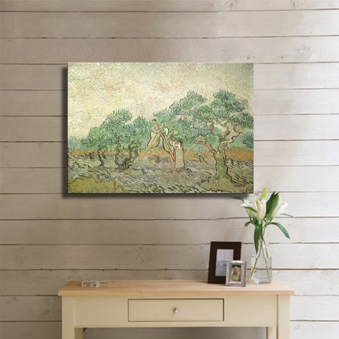 Vincent van Gogh Zeytin Ağaçları Kanvas Tablo