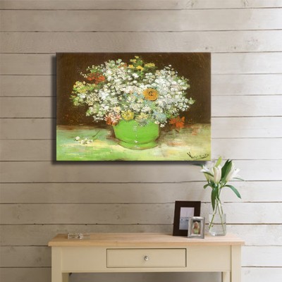 Vincent Van Gogh Flower Paintings Kanvas Tablo