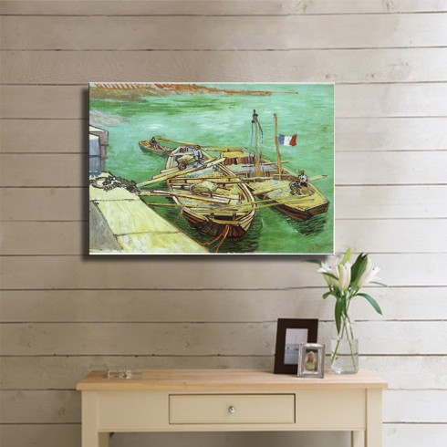 Vincent Van Gogh Ships Kanvas Tablo Vincent Van Gogh Ships Kanvas Tablo