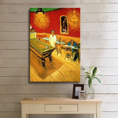Vincent van Gogh The Night Cafe Kanvas Tablo