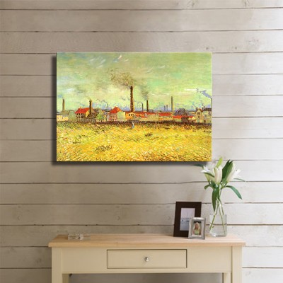 Vincent van Gogh Usine Kanvas Tablo