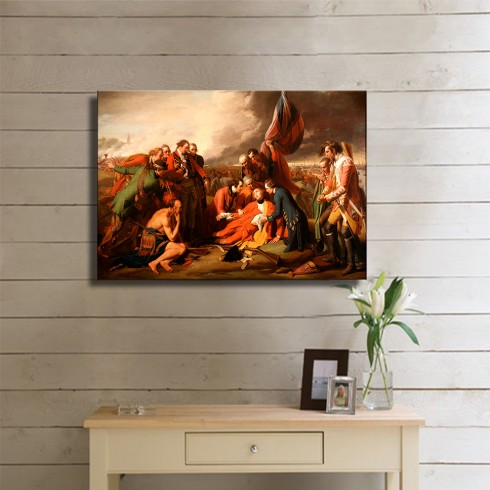 West Benjamin Cropped Kanvas Tablo