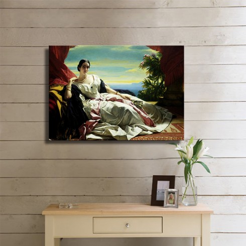 Winterhalter Franz Xaver Kanvas Tablo 