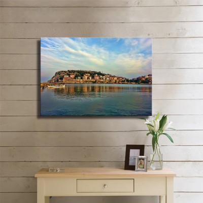 Amasra Kale Liman Tavşan Adası Kanvas Tablo