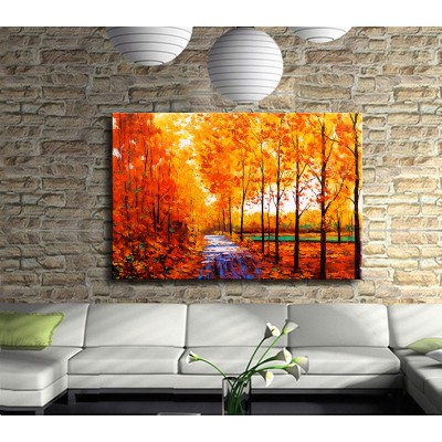 Sonbaharın Güzelliği Kanvas Tablo 
