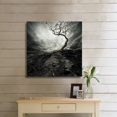 Yaşam Kare Kanvas Tablo