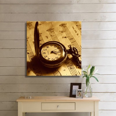 Müzikli Zamanlar Kare Kanvas Tablo