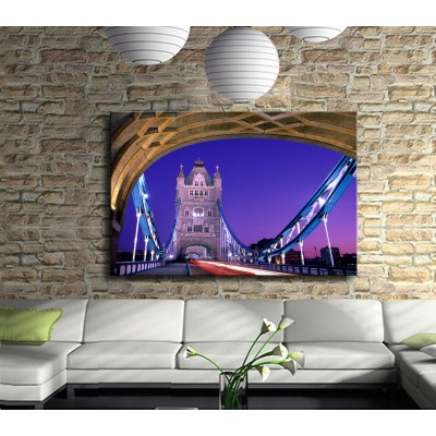 Londra Köprüsü Manzarasi Kanvas Tablo 