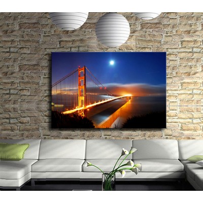 San Francisco Köprüsü Manzarası Kanvas Tablo 