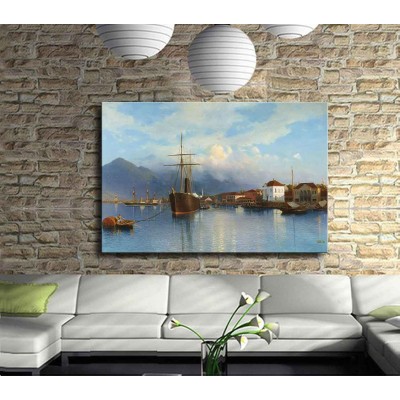 Gemilerde Talim Var Kanvas Tablo