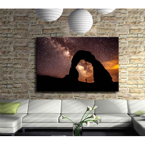 Yıldızlara Açılan Kapı Kanvas Tablo