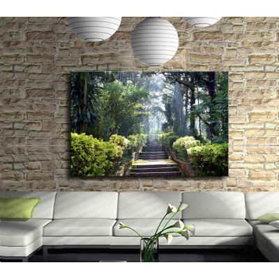 Ormanın Merdivenleri Kanvas Tablo