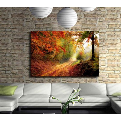 Güz Yaprakları Kanvas Tablo