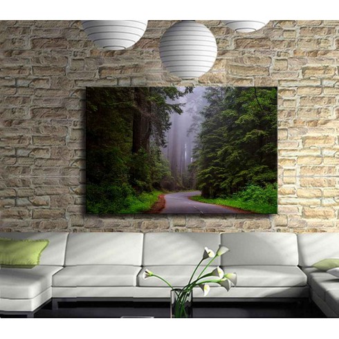 Masal Ormanı Kanvas Tablo