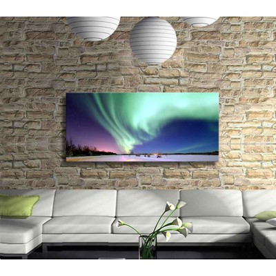 Aurora Işıkları Kanvas Tablo