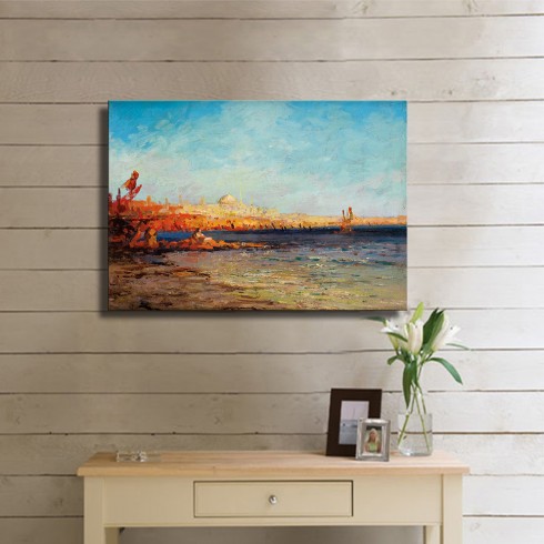 Oryantal Deniz Camii Kanvas Tablo Oryantal Deniz Camii Kanvas Tablo