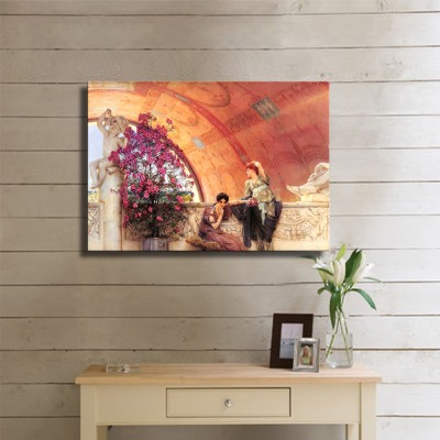 Alma Tadema Unconscious Rivals Kanvas Tablo