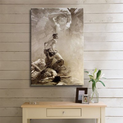 Alphonse Mucha Le Pater Kanvas Tablo