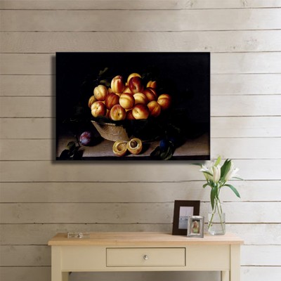 Louise Moillon Basket of Apricots Kanvas Tablo 