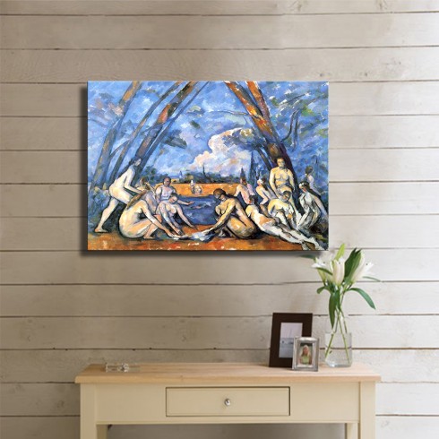 Paul Cezanne Bathers Kanvas Tablo