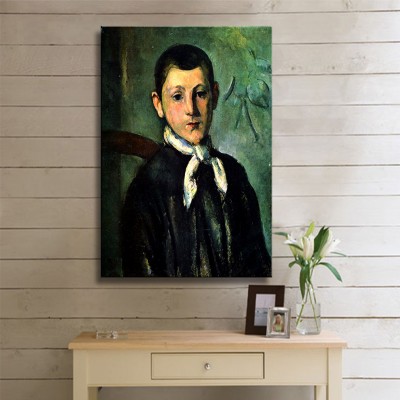 Paul Cezanne Portrait of Louis Guillaume Kanvas Tablo