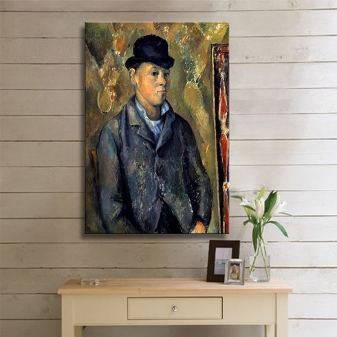 Paul Cezanne Portrait of Paul Cezanne Son Kanvas Tablo