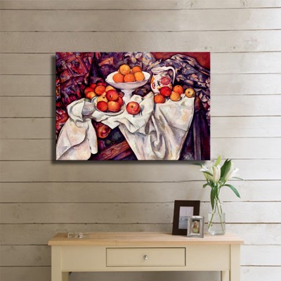 Paul Cezanne Still Life with Apples and Oranges Kanvas Tablo